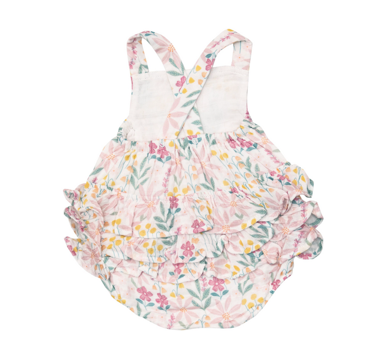 Ruffle Sunsuit | Pinwheel Floral