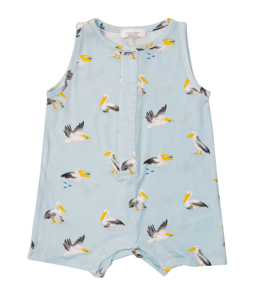 Shortie Romper | Pretty Pelicans