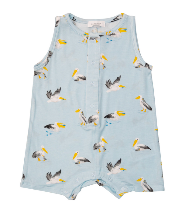 Shortie Romper | Pretty Pelicans