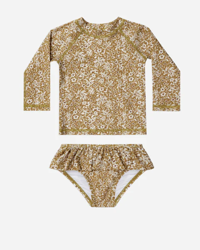 Rashguard Girls Set | Golden Ditsy