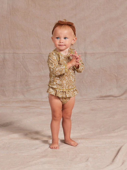 Rashguard Girls Set | Golden Ditsy
