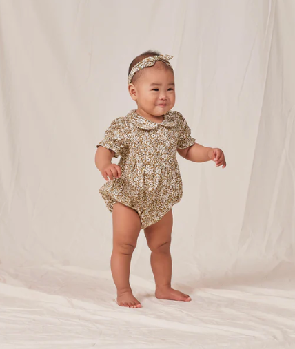Gracie Romper | Golden Ditsy