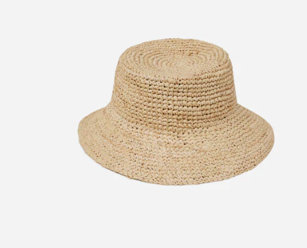 Straw Bucket Hat | Straw