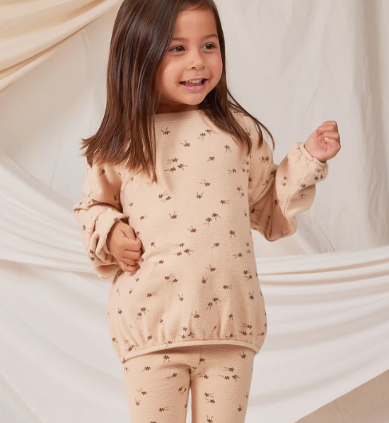 Slouchy Pullover | Shell Ditsy