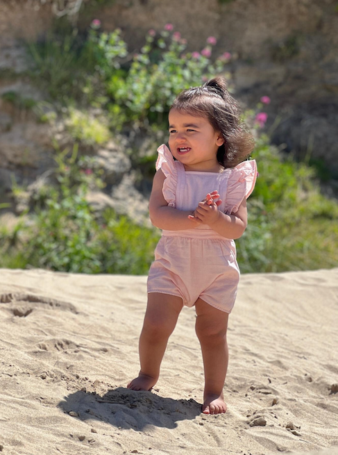 Emma Romper | Pink Check