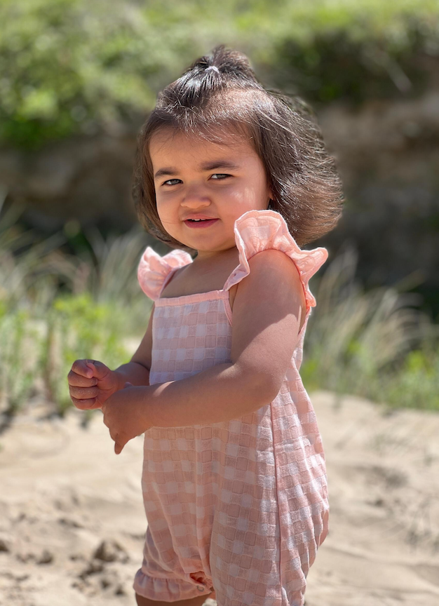 Valeria Bubble | Pink Plaid