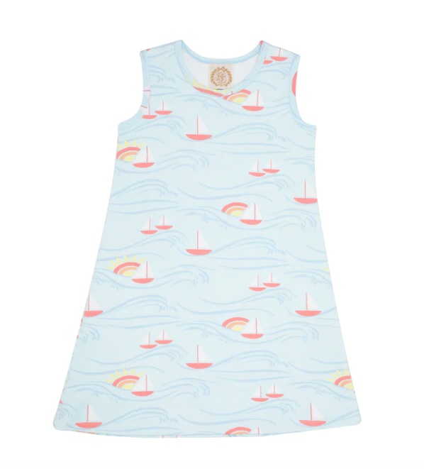 Sleeveless Polly Play Dress | Wave Hello to the Sun