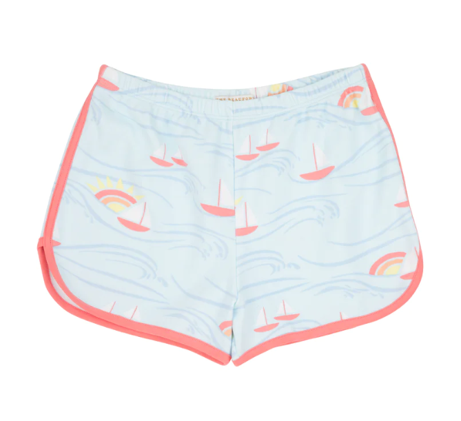 Cheryl Shorts | Wave Hello to the Sun/Palm Beach Pink