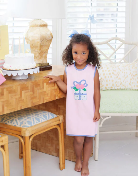 Annie Apron Dress w/Gift | Palm Beach Pink