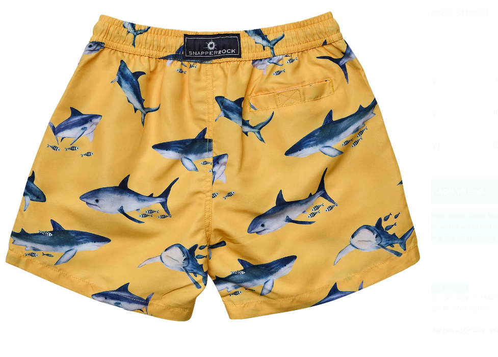 Sunrise Shark Volley Board Short