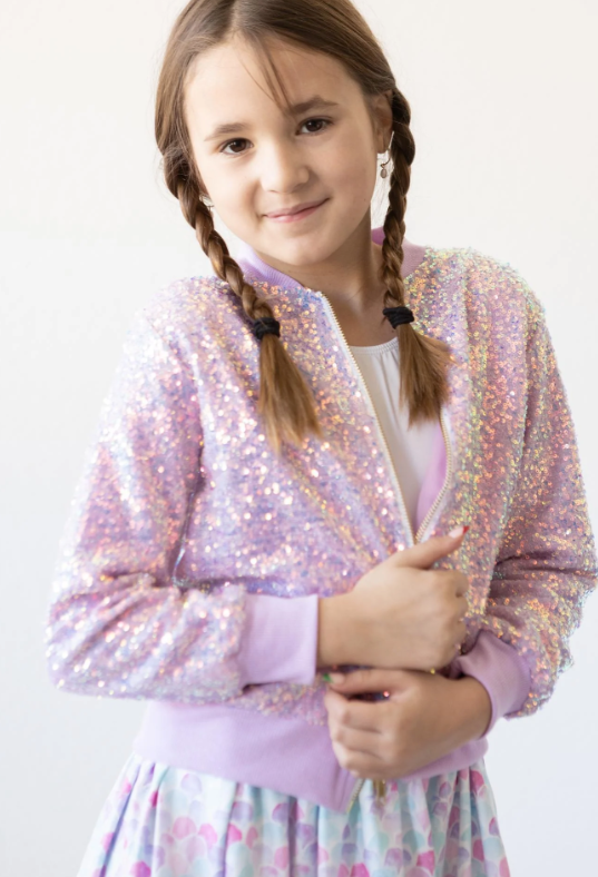 Lavender Sequin Jacket