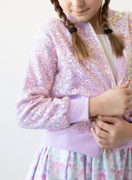Lavender Sequin Jacket