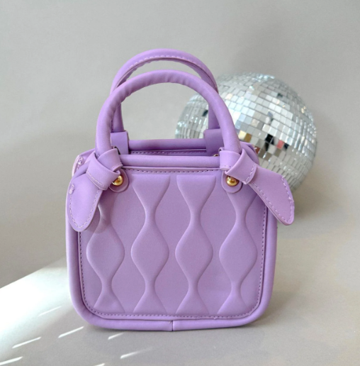 Lavender Groovy Purse