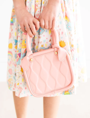 Rose Pink Groovy Purse