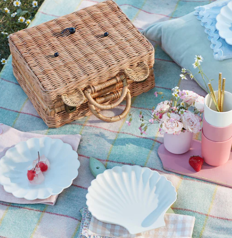 Bear Rattan Suitcase