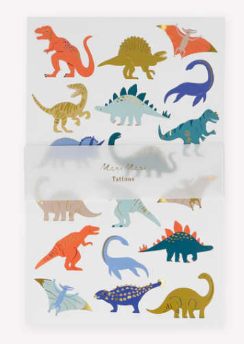 Dinosaurs Tattoo Sheet