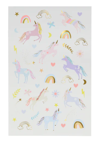 Unicorn Tattoo Sheet