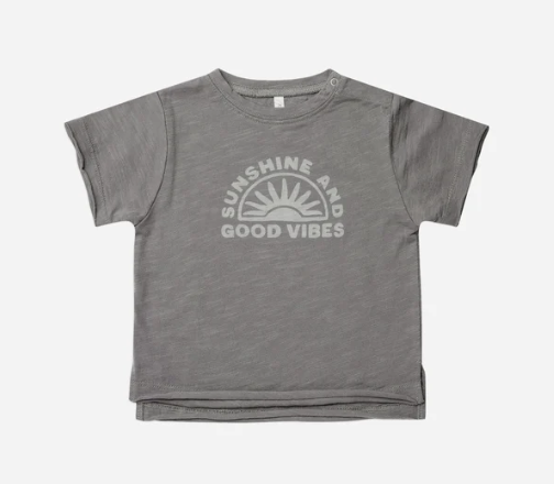 Raw Edge T-Shirt | Sunshine & Good Vibes