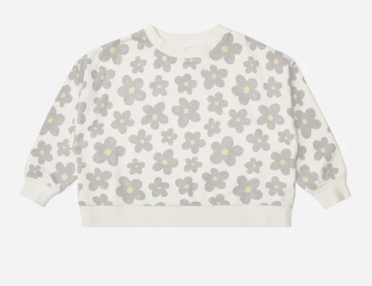 Boxy Pullover | Retro Floral