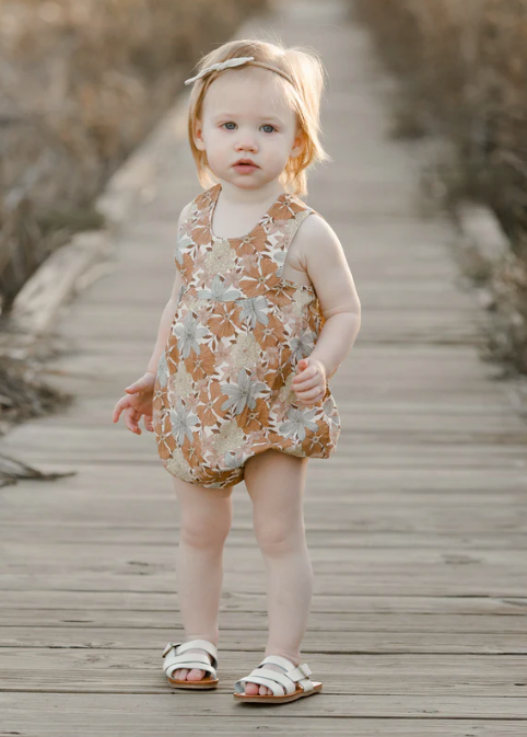 June Romper | Safari Floral