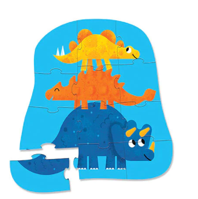 12 pc. Mini Puzzle | Dino Friends
