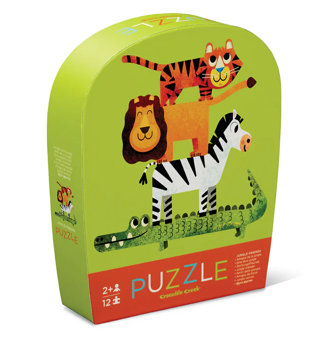 12 pc. Mini Puzzle | Jungle Friends