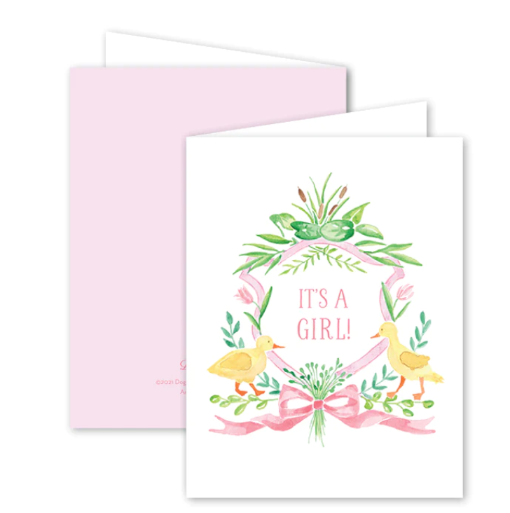 Little Duckling Pink Card