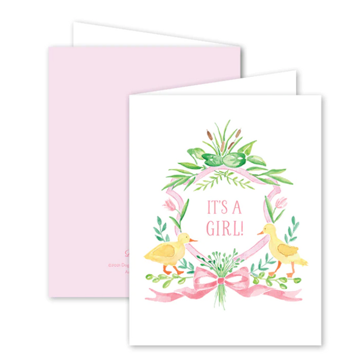 Little Duckling Pink Card