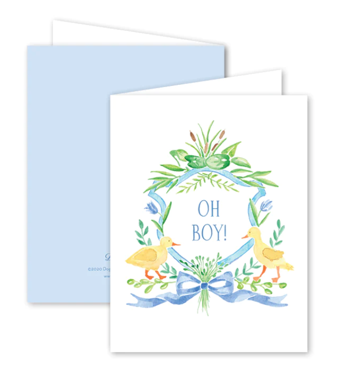 Little Duckling Blue Card