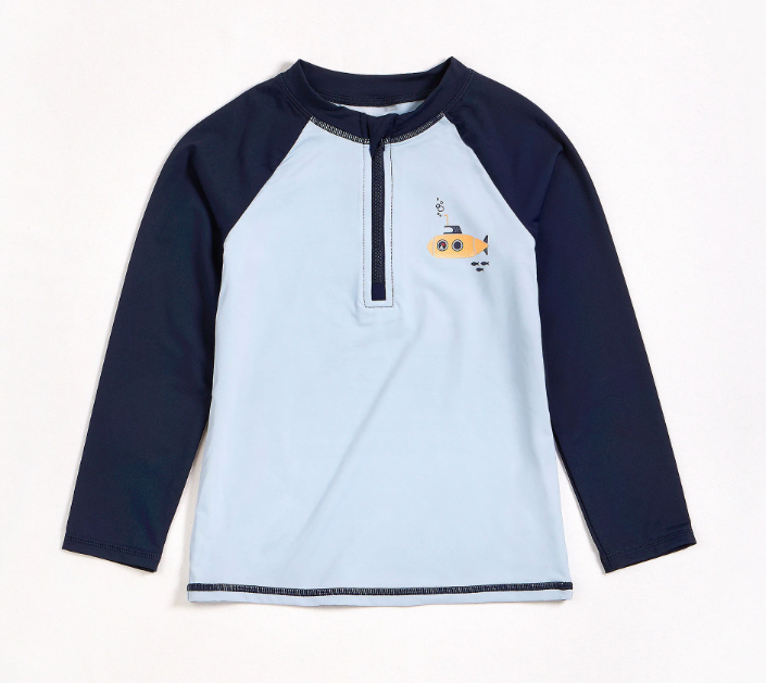Navy Raglan Rashguard
