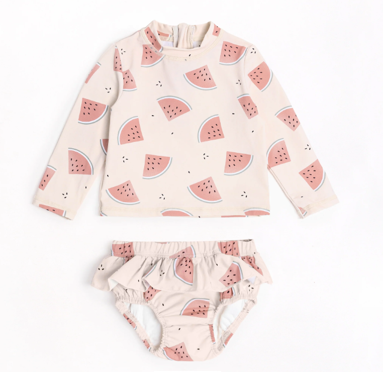 Watermelon Baby Rashguard Set