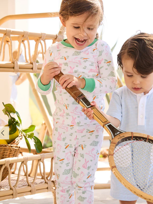 Honeybunny Printed Pima Pajamas | Pink