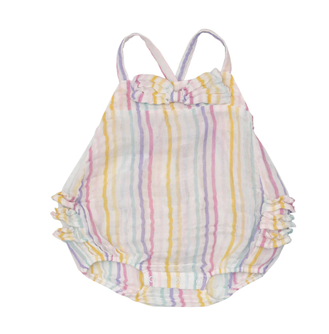 Bow Bubble | Rainbow Stripe