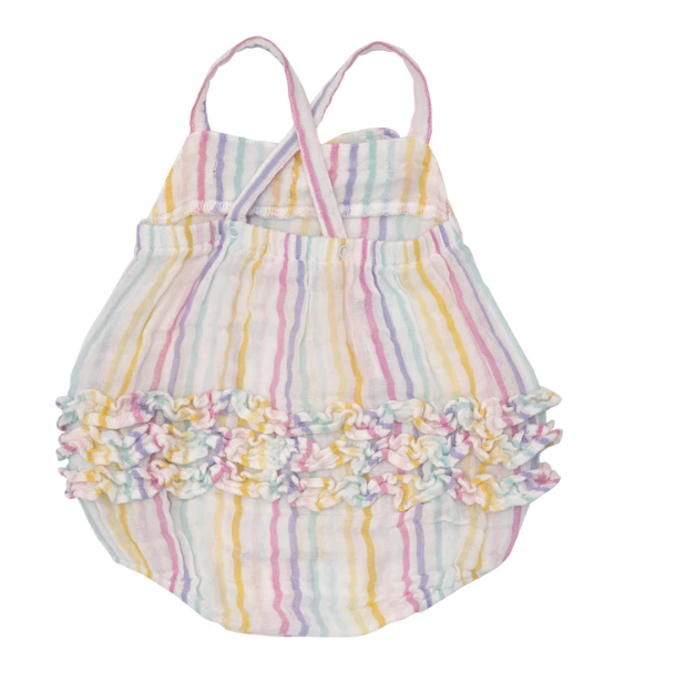 Bow Bubble | Rainbow Stripe