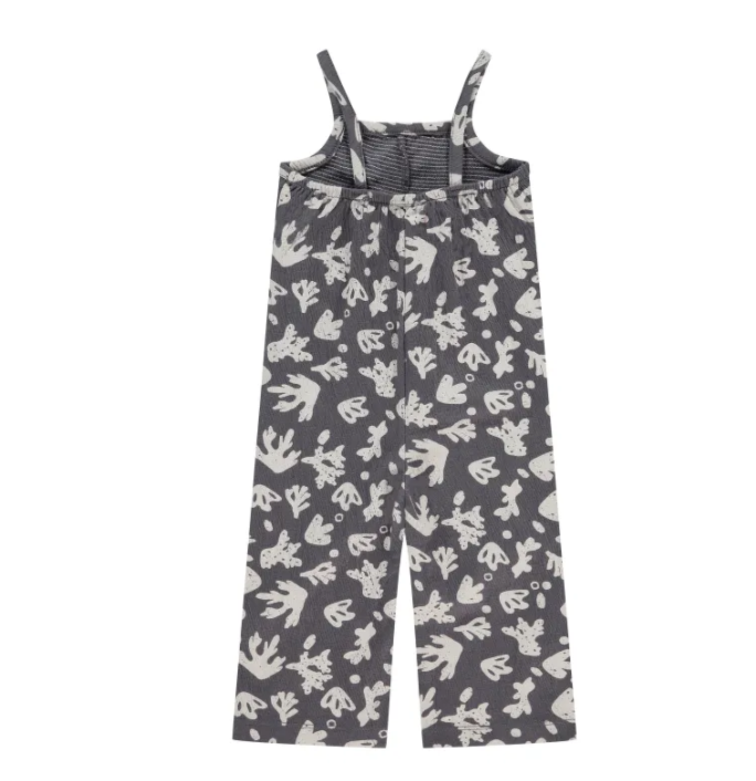 Girls Jumpsuit | Grey Print