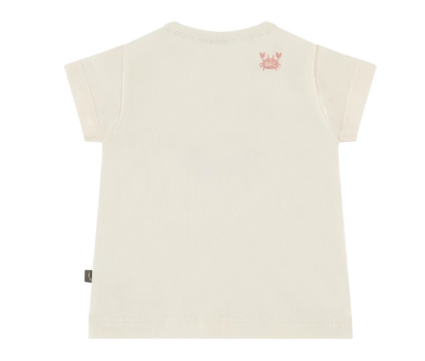 Baby Girl Ivory Crab T-Shirt