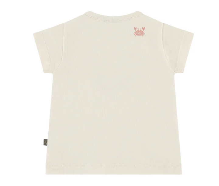 Baby Girl Ivory Crab T-Shirt