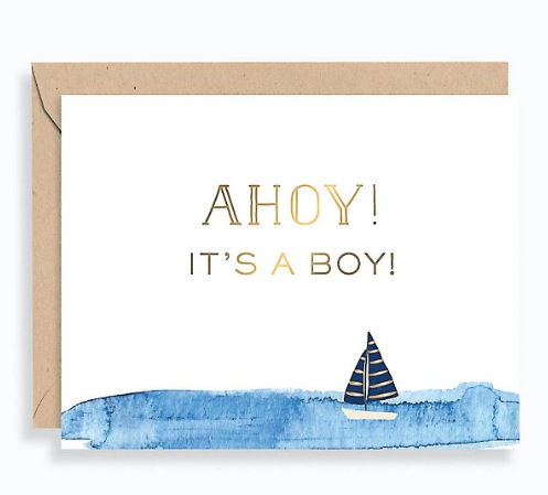 Ahoy! It's a Boy!