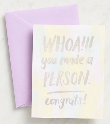 Whoa! Made a Person Card