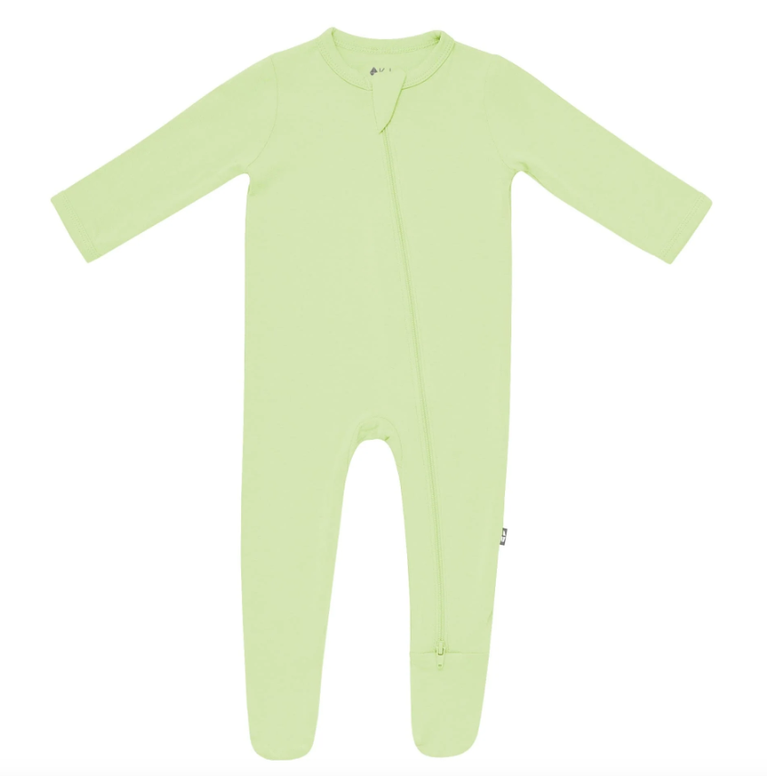 Zippered Footie | Pistachio