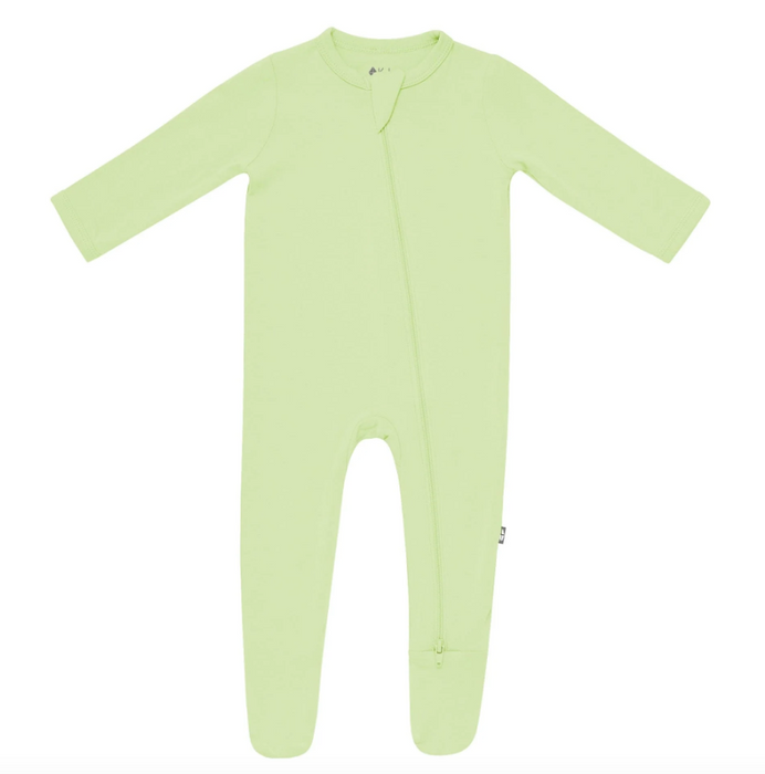 Zippered Footie | Pistachio