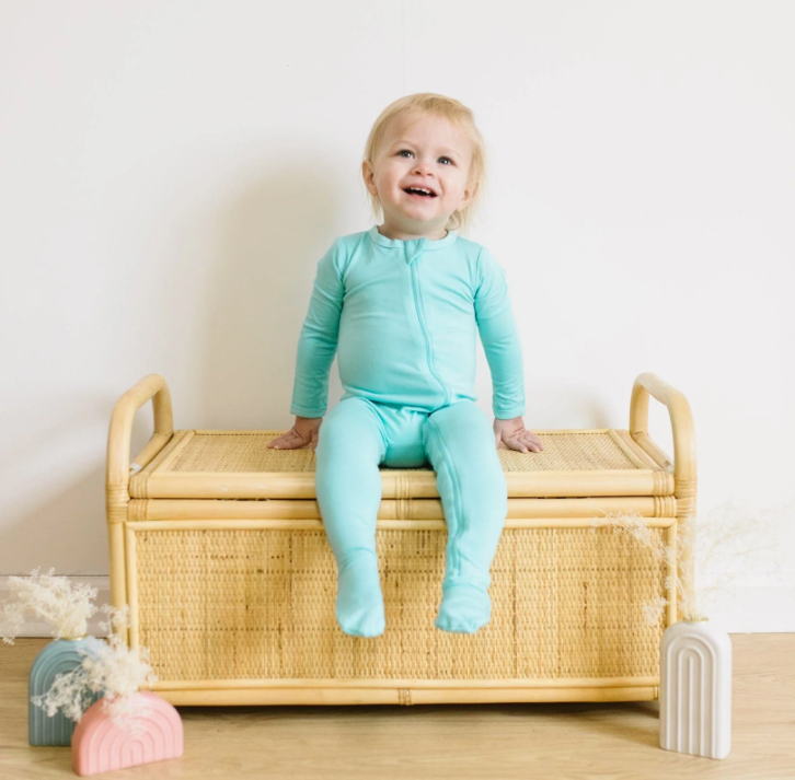 Zippered Footie | Robin
