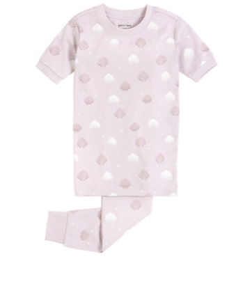 Shell Print 2 Piece PJ Set | Lt Purple