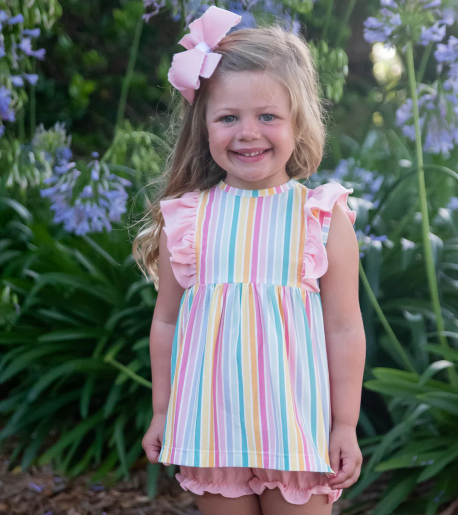 Lila Knit Bloomer Set | Stripes