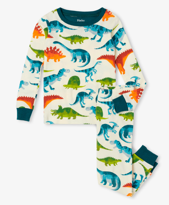 Organic Cotton Pajama Set | Dino Park
