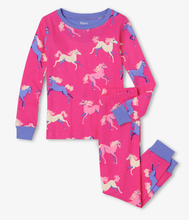 Organic Cotton Pajama Set | Dreamland Horses