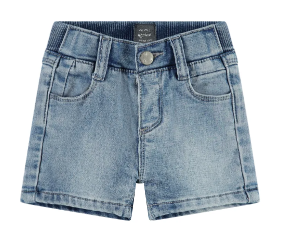 Baby Boy Jogg Denim Shorts | Pale Blue