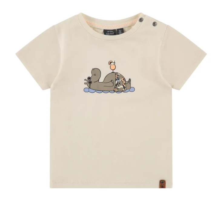 Relaxing Hippo T Shirt | Off White