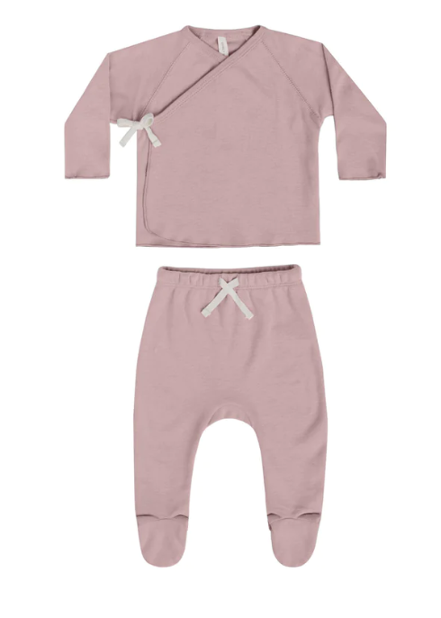 Wrap Top and Pant Set | Lilac