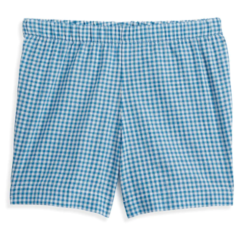 Boy's Printed Play Short | Hydrangea Check